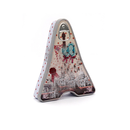 triangle metal box for gift